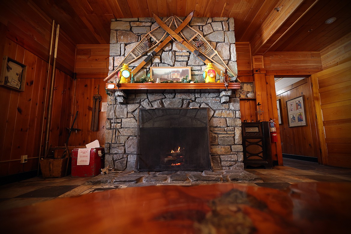 The lobby of the Izaak Walton Inn Thursday, Feb.9, 2023. (Jeremy Weber/Daily Inter Lake)