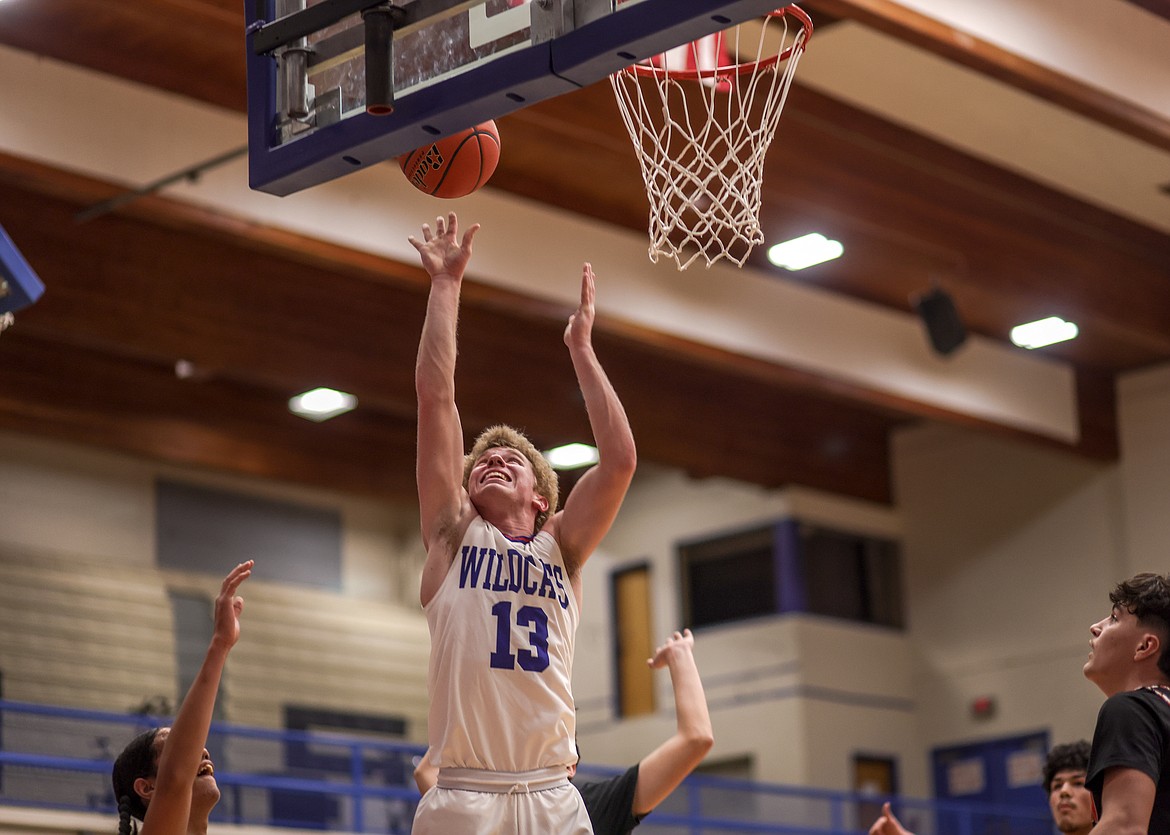 Junior Alihn Anderson makes a lay up at home against Ronan on Thursday. (JP Edge photo)