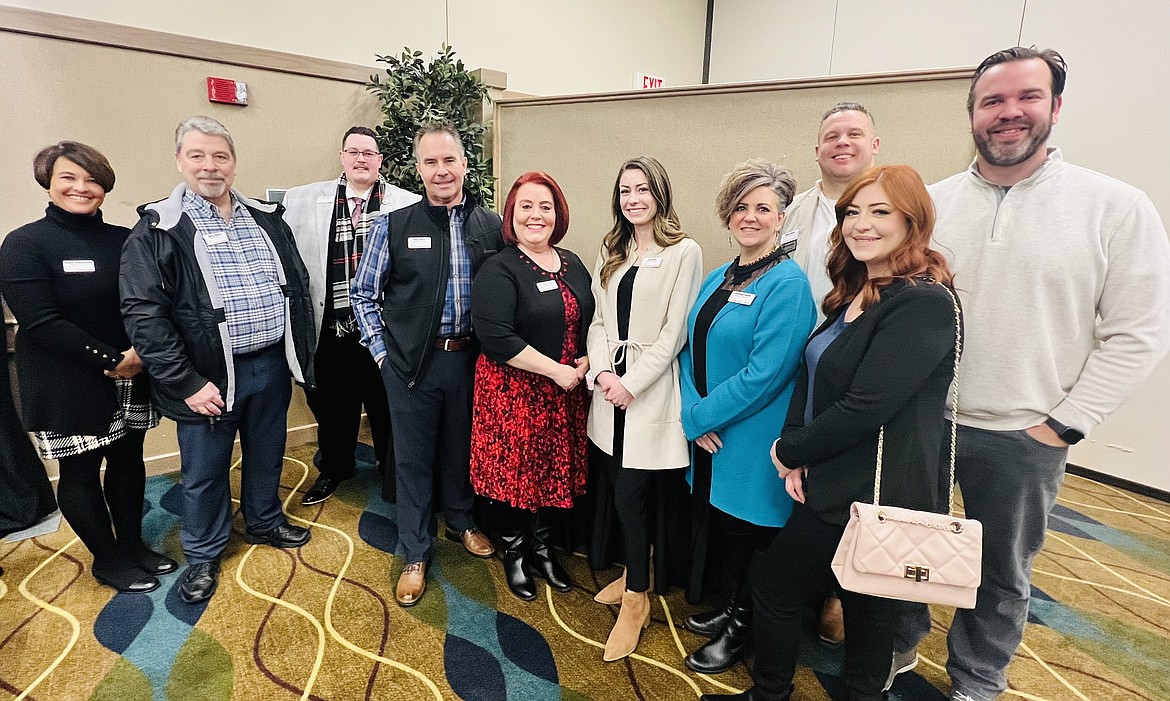 2023 Hayden Chamber of Commerce Board of Directors (from left) Renee Zimmerman, Marty Behm, Chair — Josh Urbick, Skip Meyer, President/CEO Andrea Fulks, Jen Snow, Nicole Smith, Brian Horan, Jessica Nees and Steven Paquin. Not pictured: Tanya Yost, Jessica Chavolla and Therese Gurgel.