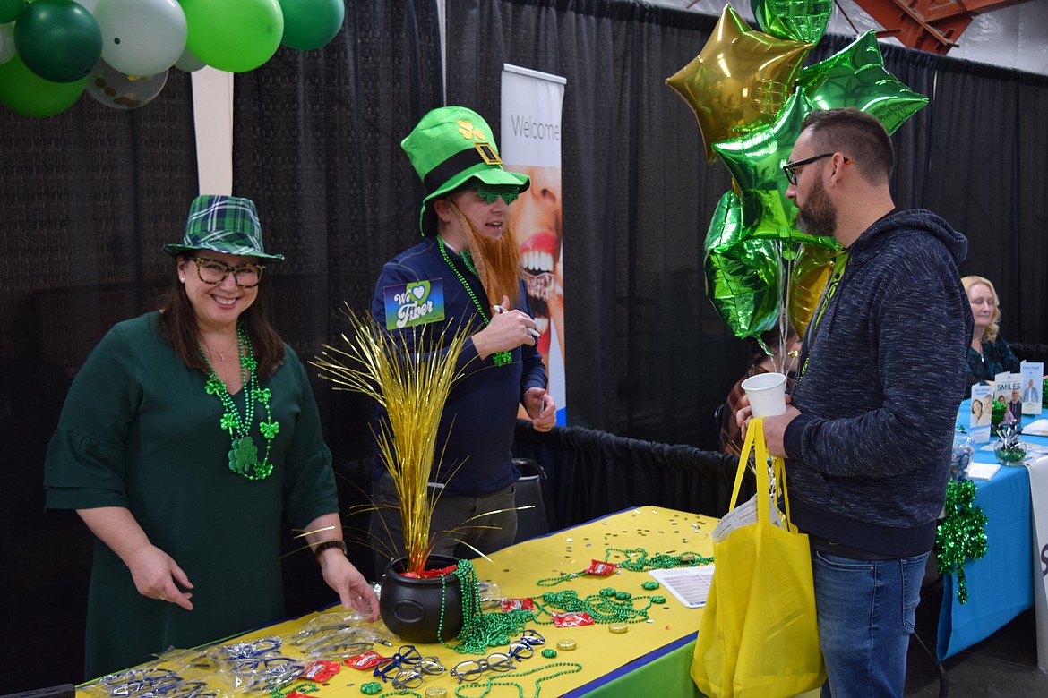 Green was the theme, it being around St. Patrick’s Day, at the 2022 Moses Lake Chamber of Commerce Business Expo. The 2023 expo will be March 21.
