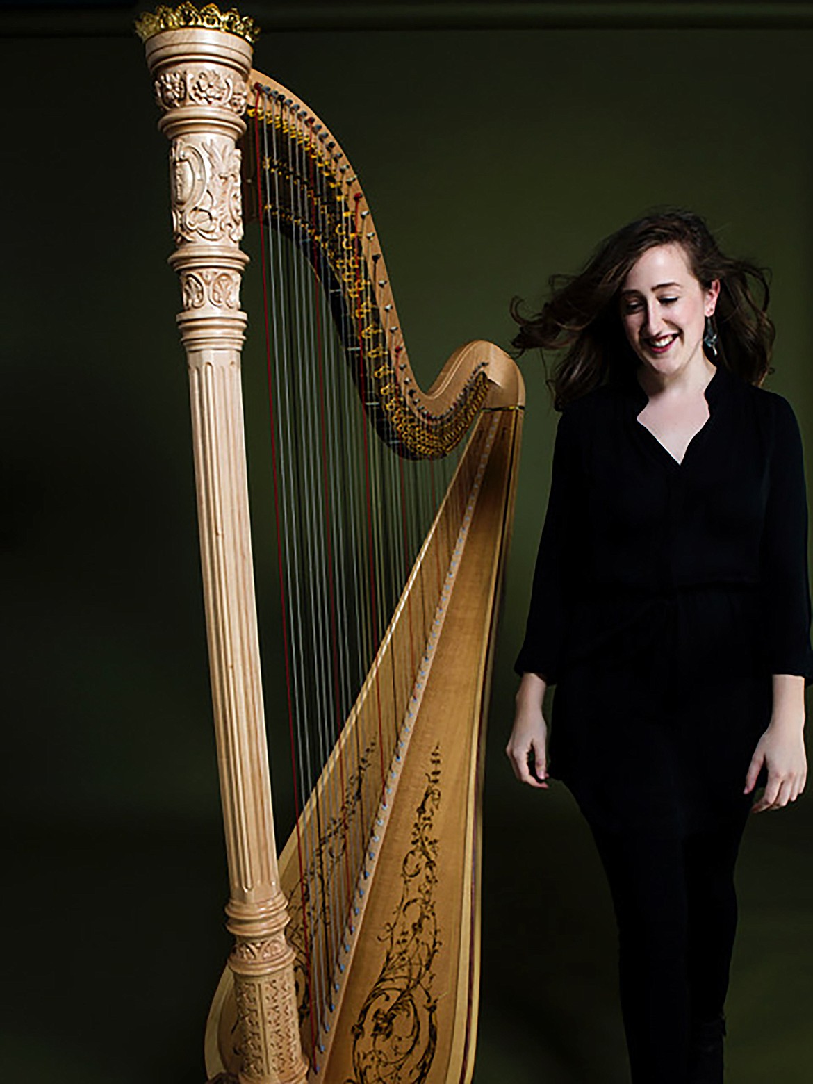 North Idaho Philharmonia welcomes guest solo harpist Sophie Baird-Daniel for its upcoming "European Postcards" concerts Friday, Feb. 24, and Saturday, Feb. 25.