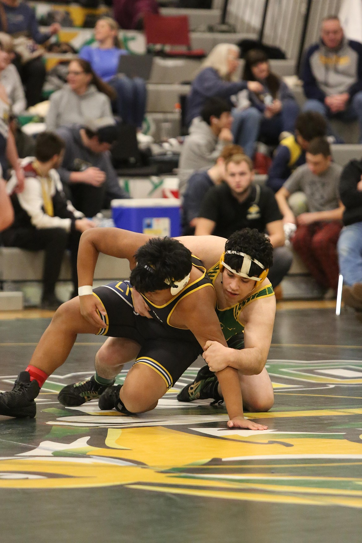 Quincy senior Christian Avila, right, is one of two Jackrabbit alternates to travel to Tacoma for the 2023 Mat Classic.