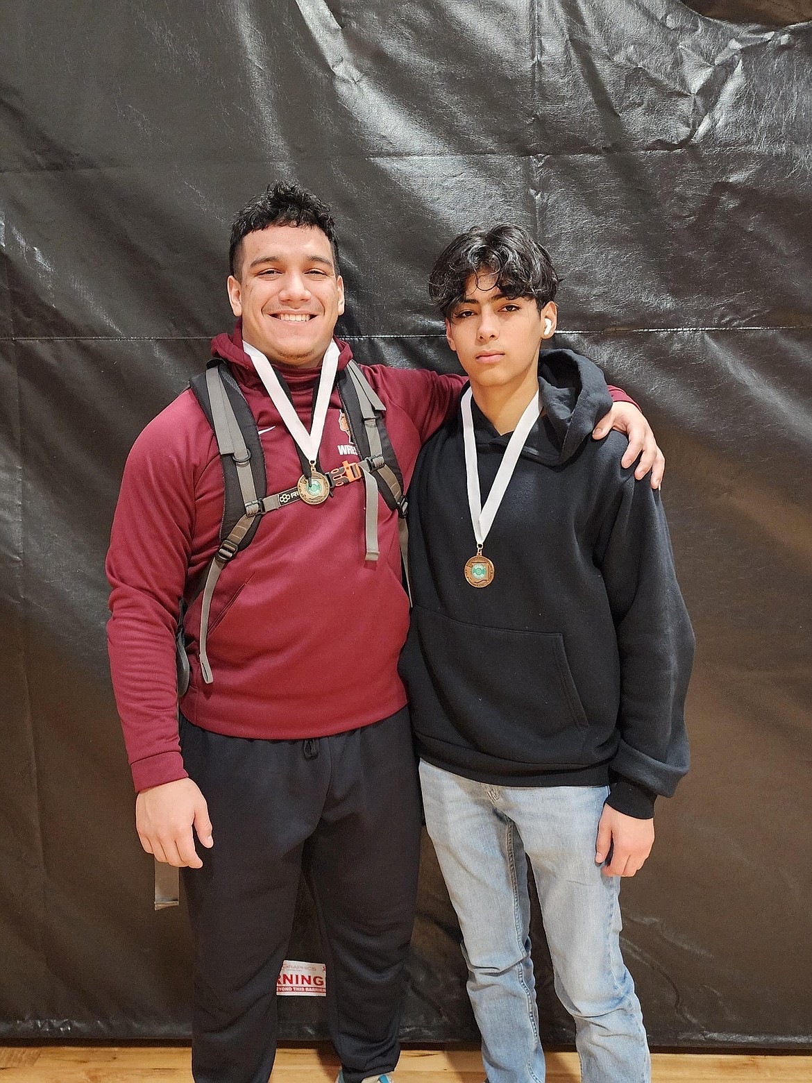 Wahluke seniors Anthony Zebrano, left, and Josue Mendoza, right, are the two Warrior wrestlers heading to Tacoma for the 2023 Mat Classic.