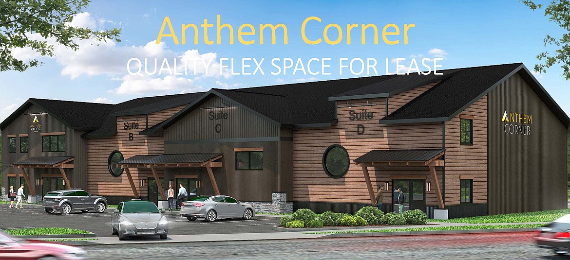 Rendering of the Anthem Pacific Homes building at Highway 41 and 16th Avenue in Post Falls.