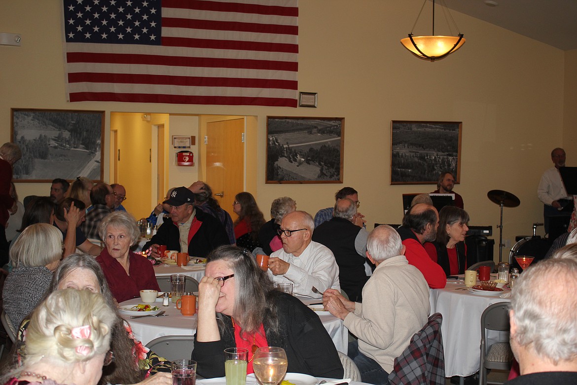 The Valentines Day Dinner & Dance at the St. Regis Senior Citizens Center had a packed house of couples and singles enjoying the prime rib, shrimp and chocolate lava cake. As well as wonderful conversations with old and new friends. (Monte Turner/Mineral Independent)