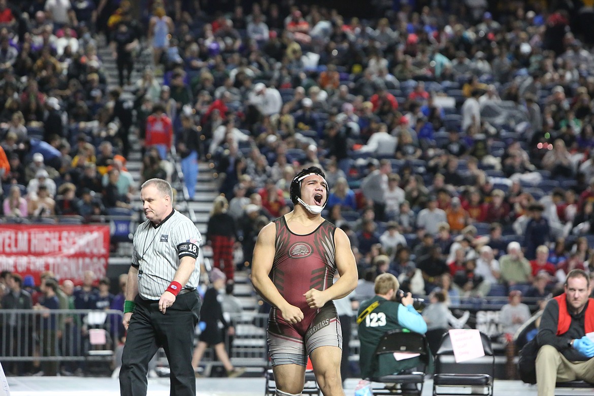 Wahluke senior Anthony Zebrano took third place in the 1A Boys 220-pound bracket of the Mat Classic this weekend in Tacoma.