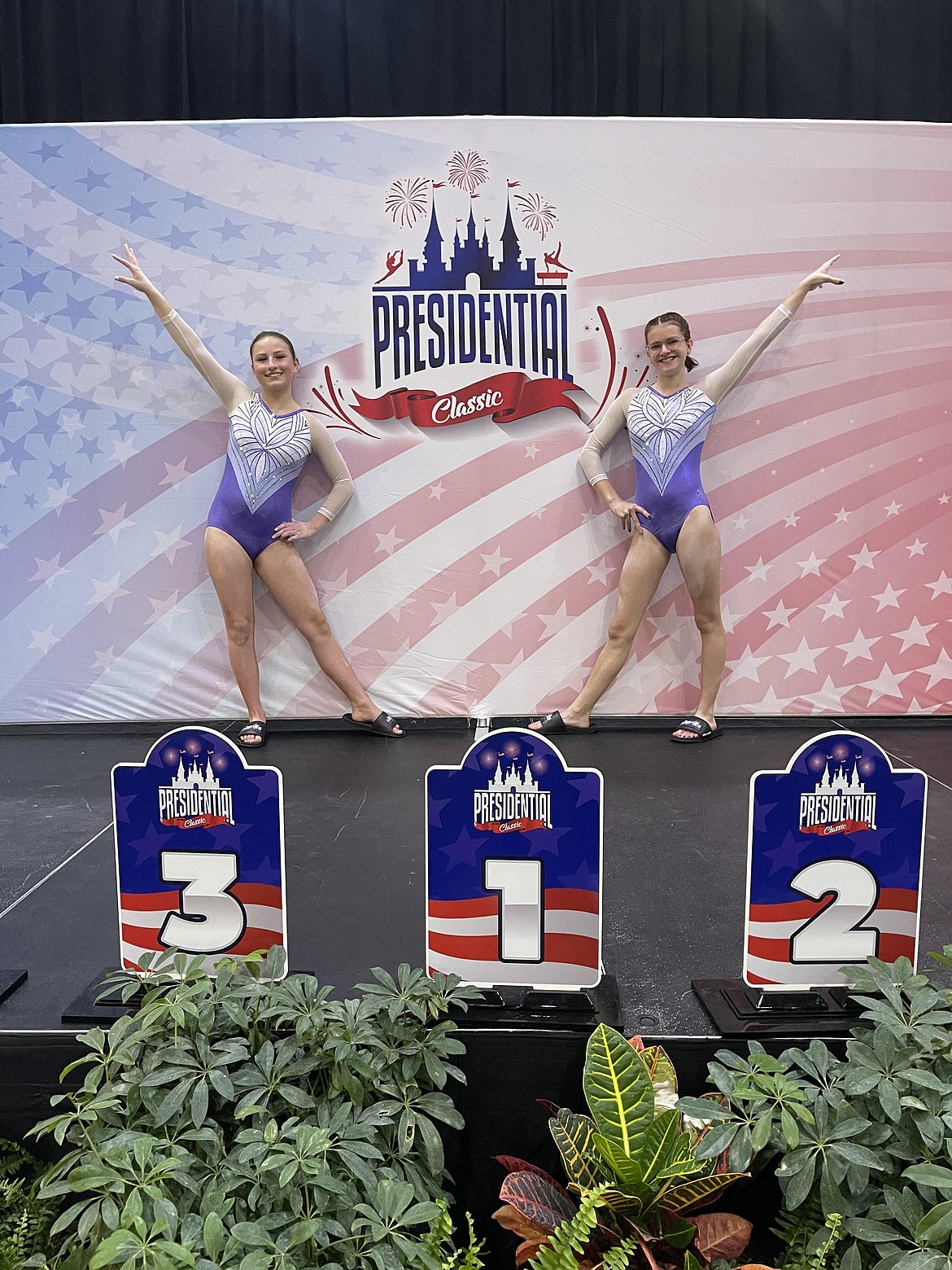 Courtesy photo
Avant Coeur Xcel Platinums at the Presidential Classic in Kissimmee, Fla.: Madi Jereczek, left, and Delaney Adlard.