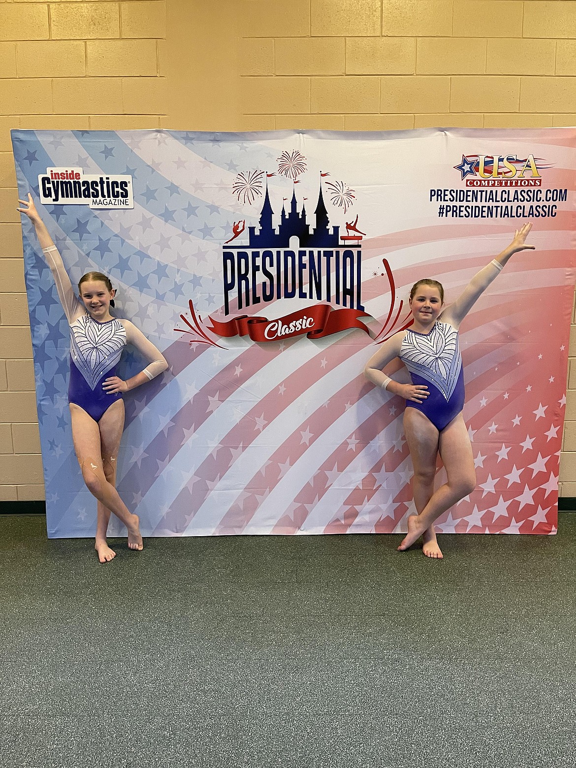 Courtesy photo
Avant Coeur Gymnastics Xcel Silvers at the Presidential Classic in Kissimmee, Fla.: Elsie Frost, left, and Ellie Anderson.