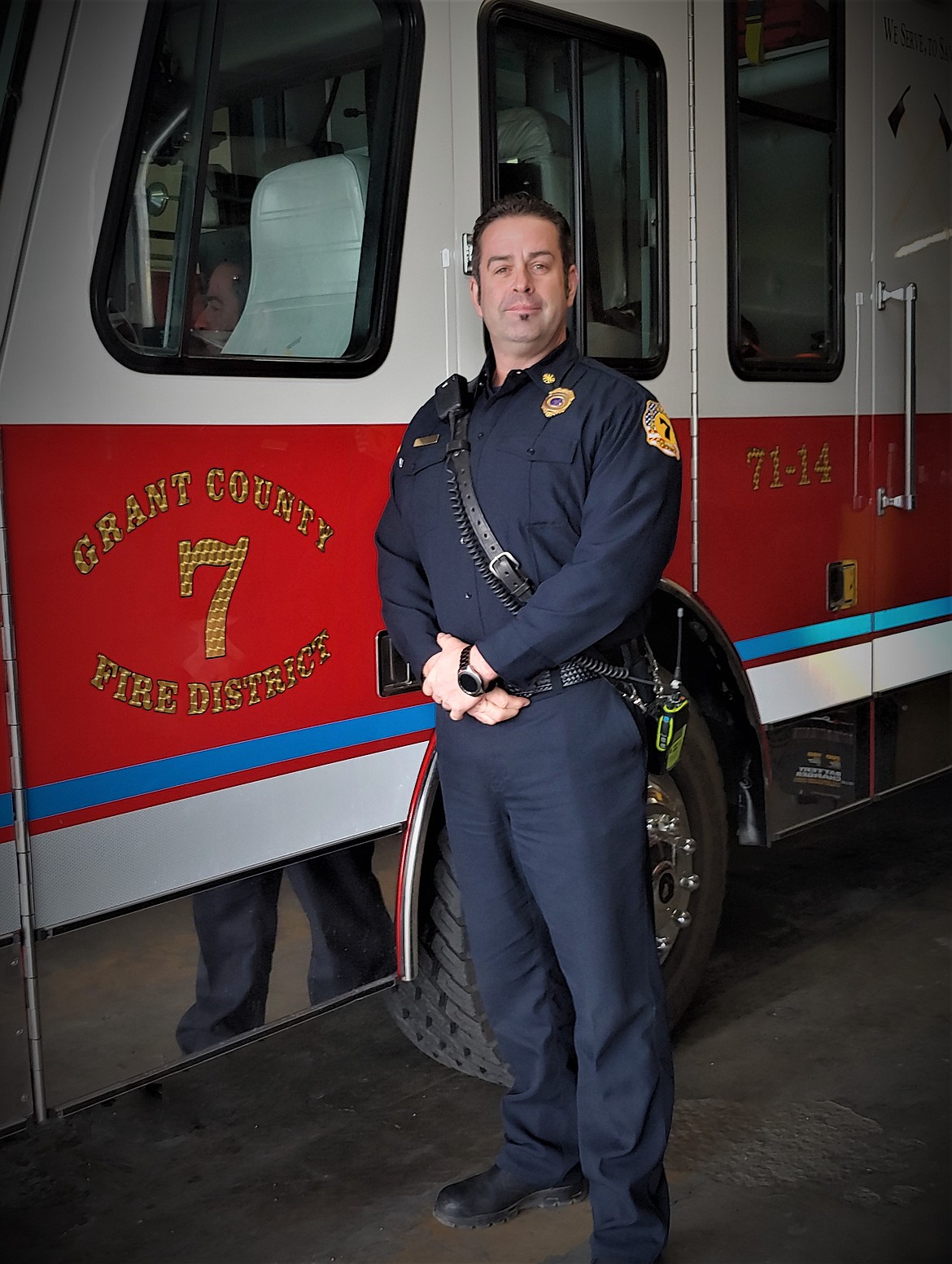 Grant County Fire District 7’s new chief, Chris Baker, started on Feb. 13. His experience as a first responder includes time in law enforcement and as a firefighter.