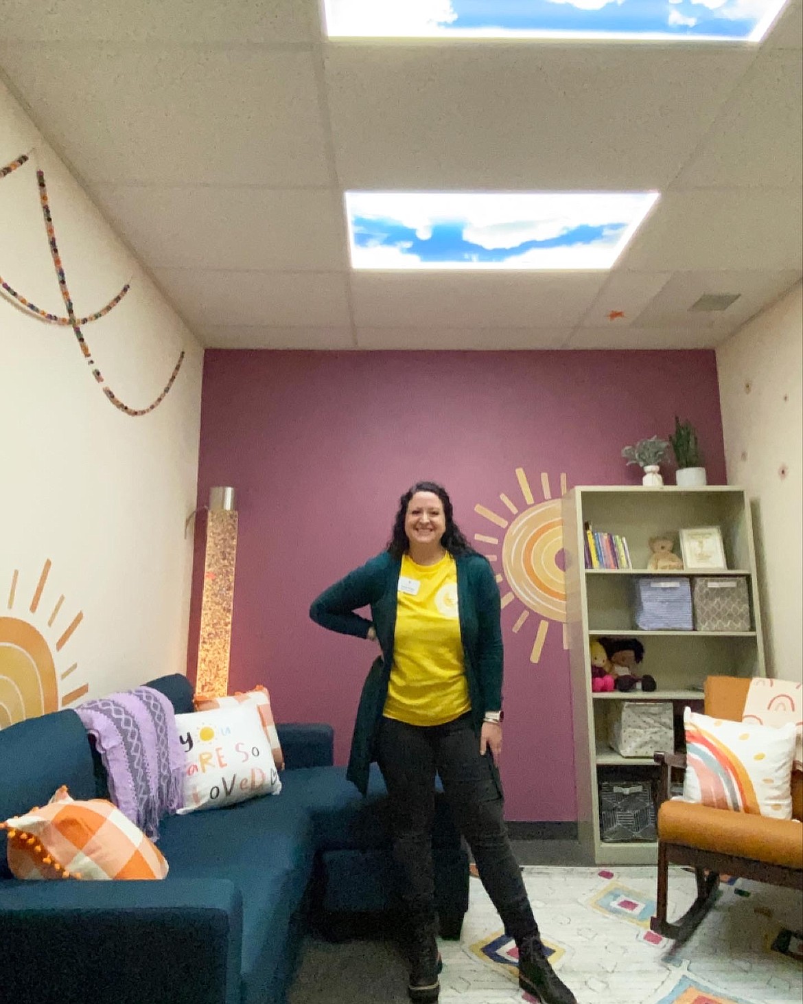 Fosterful's Idaho regional manager Lindsay Morgan poses inside a Fosterful Room in Kellogg.