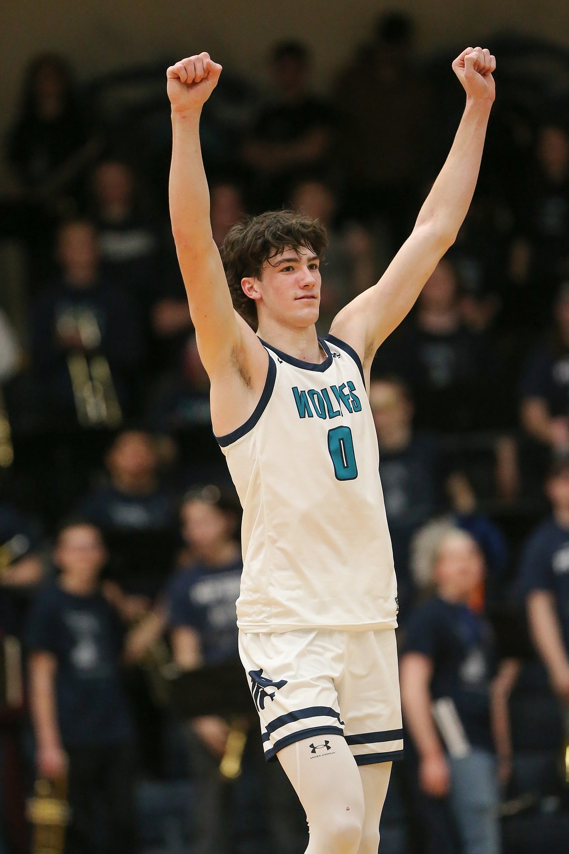 JASON DUCHOW PHOTOGRAPHY
Lake City High senior Blake Buchanan leaves his home court for the final time last Tuesday, in the Timberwolves' win over Coeur d'Alene for the 5A Region 1 championship.