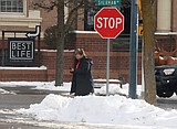 March brings in snow