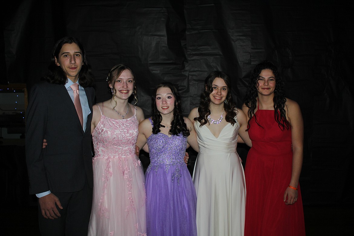 Students attend the Alberton High School prom. (Monte Turner/Mineral Independent)