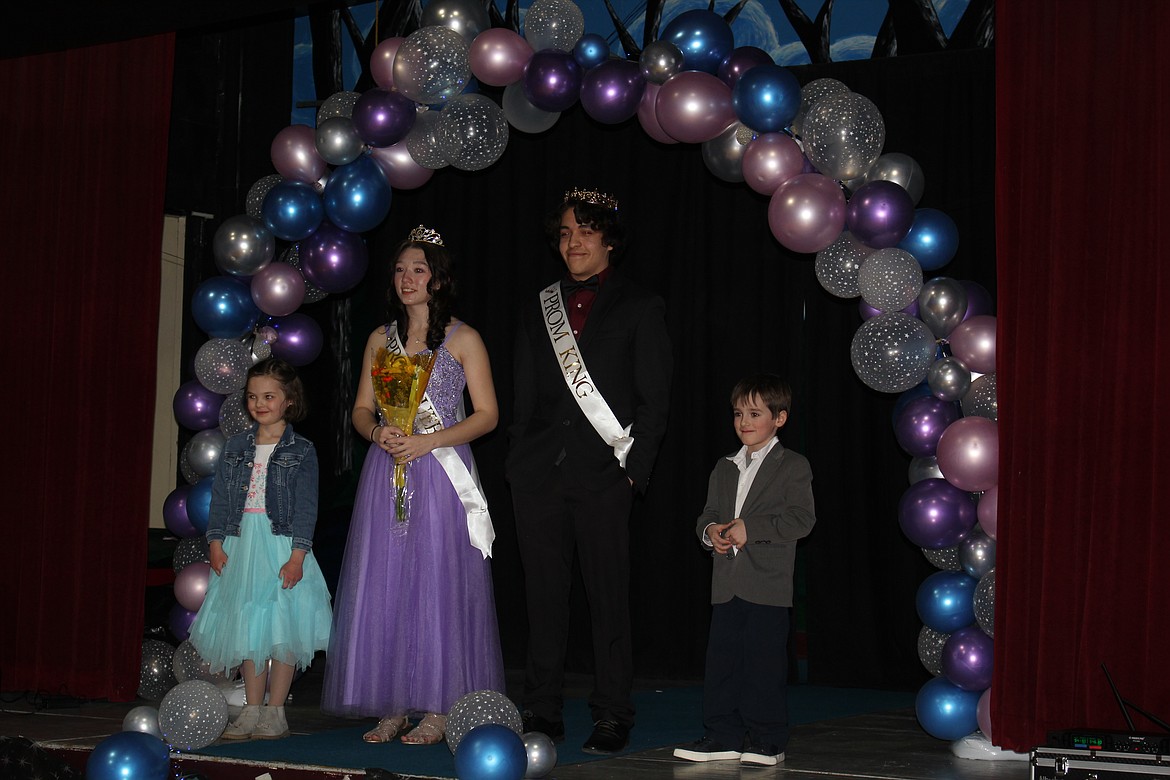 Alberton High Prom Queen Molia Dao and King Michael Robitaille. (Monte Turner/Mineral Independent)