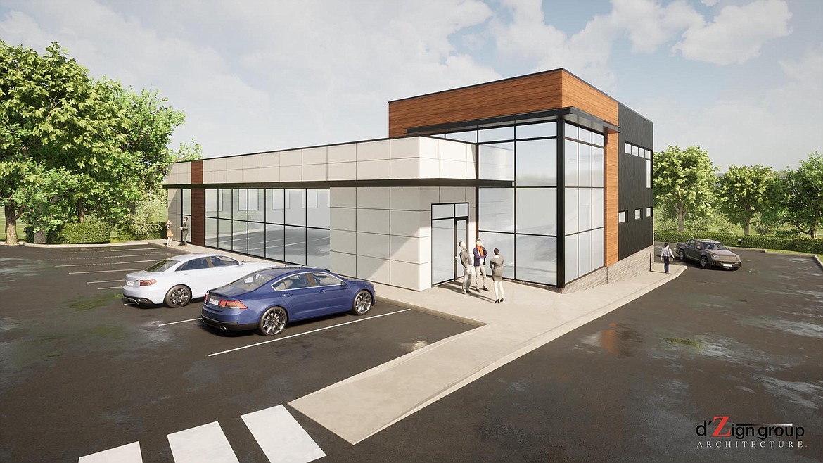 Rendering of the Orthopedic Physical Therapy Institute building at 8468 N. Wayne Drive in Hayden.