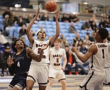 NWAC MEN'S BASKETBALL CHAMPIONSHIP: Unbeaten NIC men stunned ... Bellevue bumps off Cardinals in tourney opener