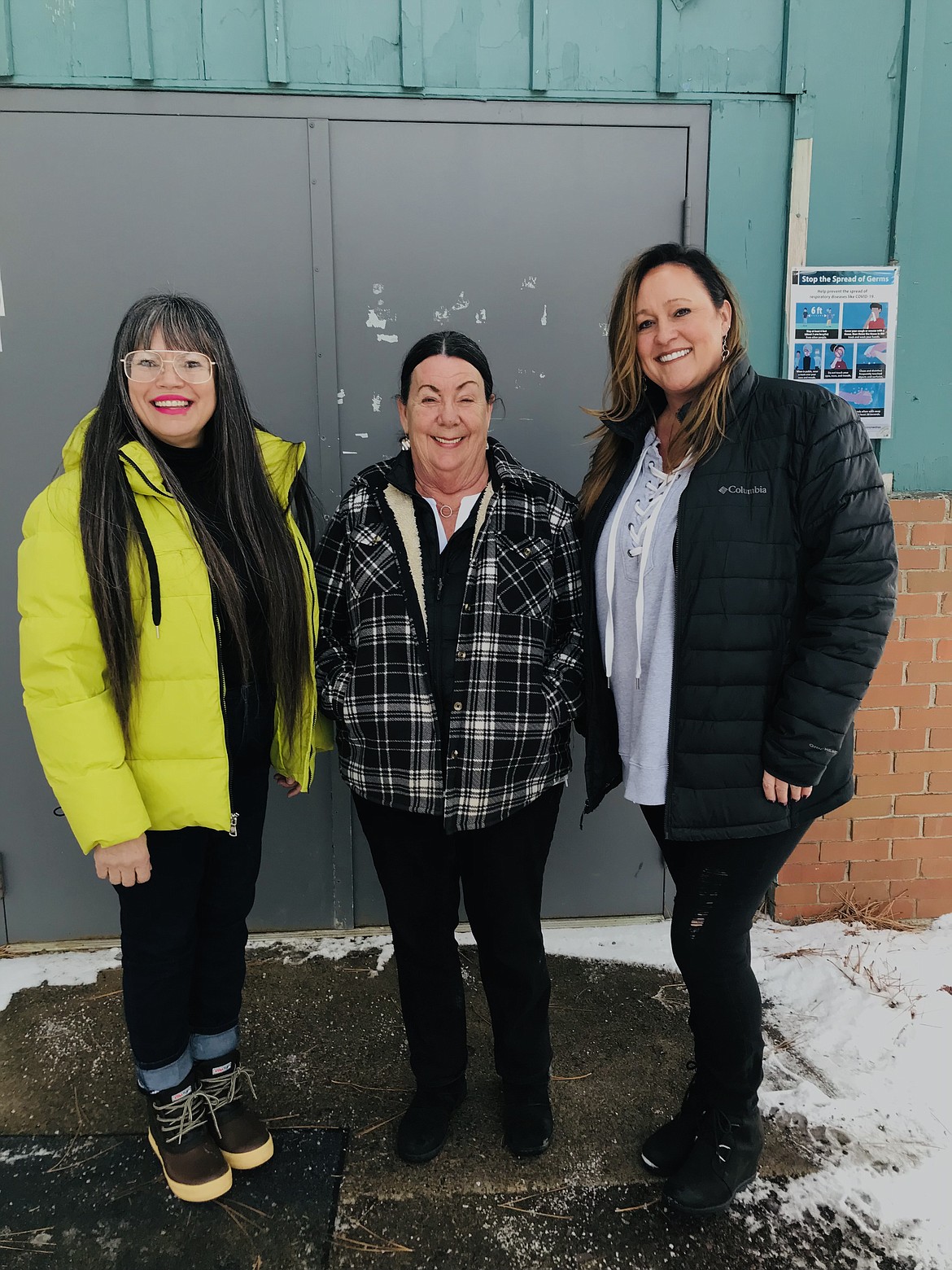 From left, AnnaMarie White, Maura Johnson and Nikki Moyer are the newest members of the Mineral County Fair Board. (Monte Turner/Mineral Independent)