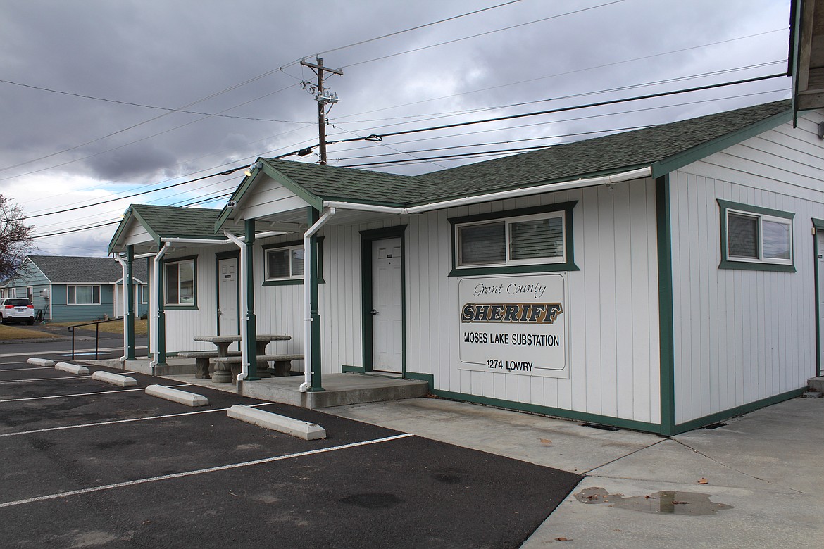 The Grant County Sheriffs Office substation where Andrea Campos Hernandez, 22, of Moses Lake was arrested on suspicion of sexual improprieties with a Warden teen.