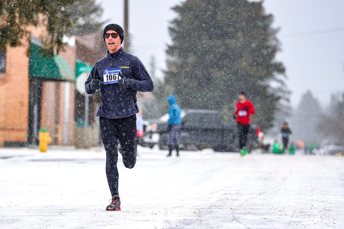 Chad Sokol competes in the Cloverfest 5k. (JP Edge photo)
