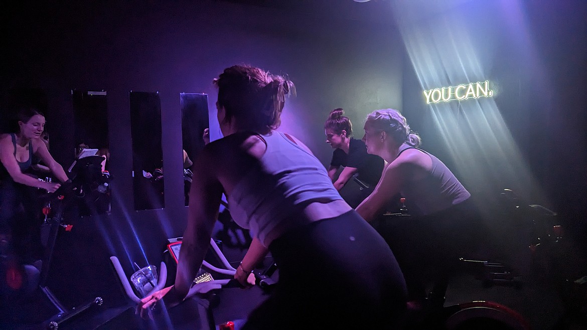 A class worksout at Psycle MT spin studio in Lakeside. (Courtesy photo)