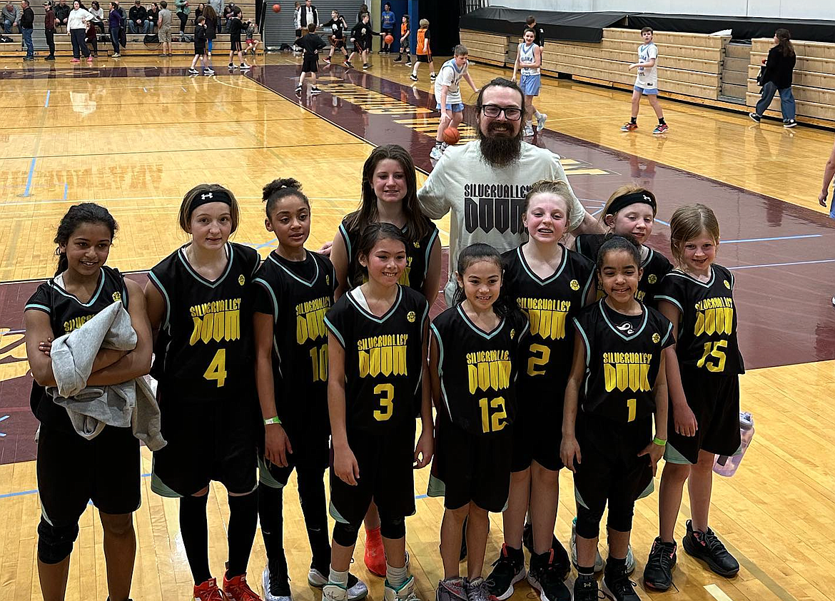 The Silver Valley Doom 5th Grade AAU team recently took fourth place in the 6th Grade Division at a recent tournament at the University of Montana in Missoula.