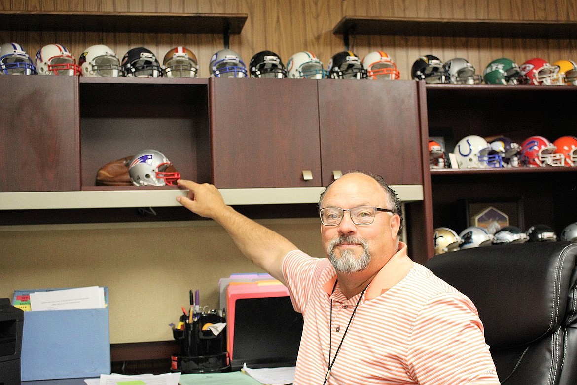 Longtime school administrator Steve Picard (shown here during his stint as superintendent at Alberton) has officiated school sports for 30 years. (Kathleen Woodford/Mineral Independent)