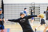 Baseball season underway, but in the gym