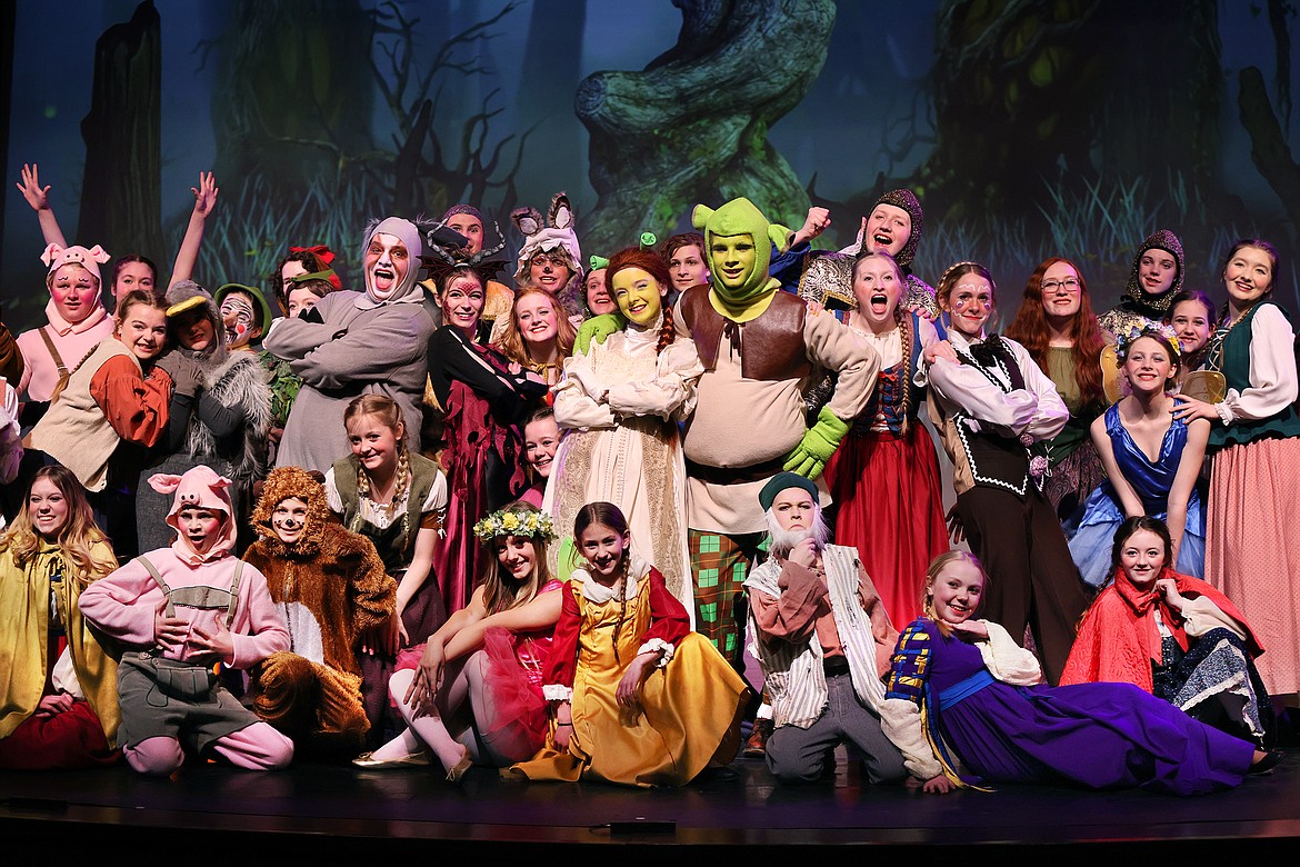 The Bigfork Playhouse Children’s Theater’s production of “Shrek the Musical” continues this weekend.  (Jeremy Weber/Bigfork Eagle)