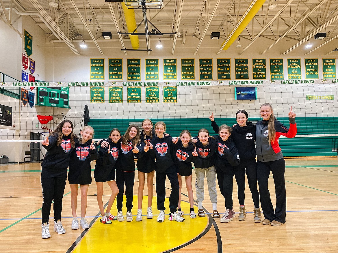 NIVBC U12 Volleyball team wins Game of Hearts Championship | Bonner ...