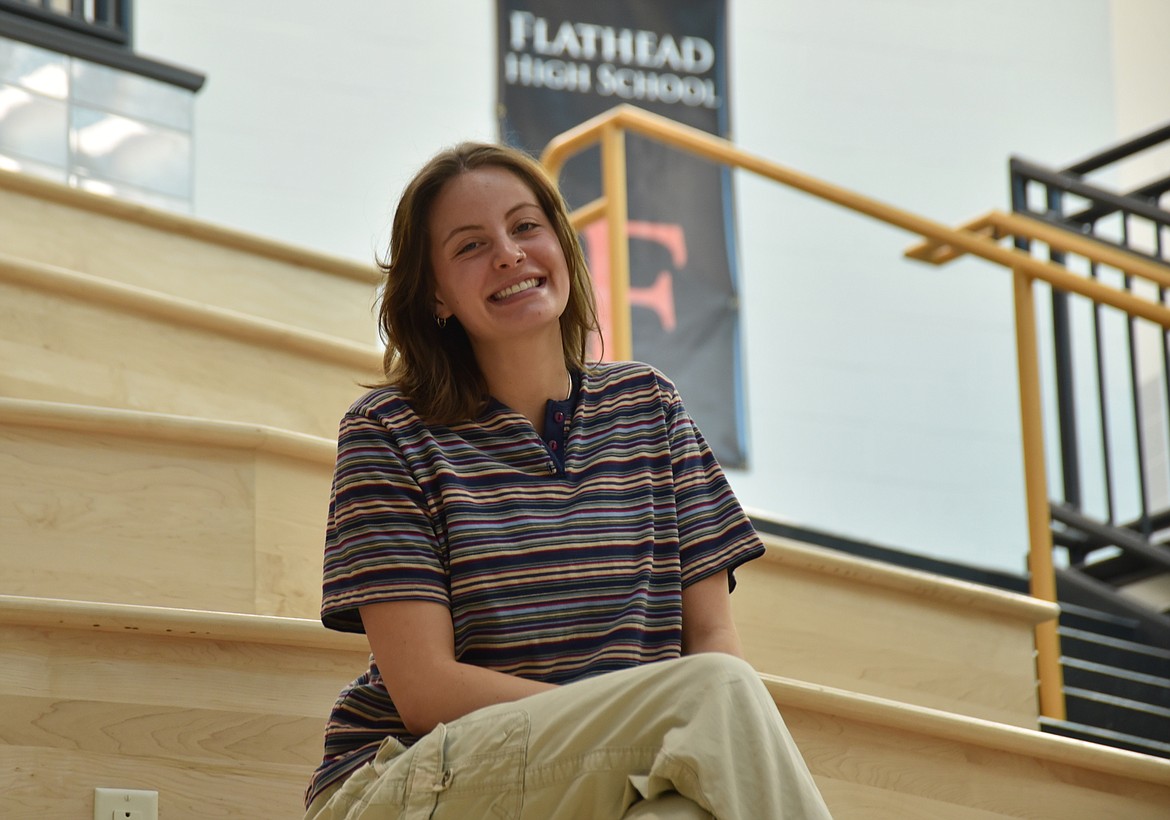 Ivy Gannon at Flathead High School, Monday, March 2, 2023. (Hilary Matheson/Daily Inter Lake)