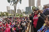 Los Angeles strike highlights paltry US school worker pay