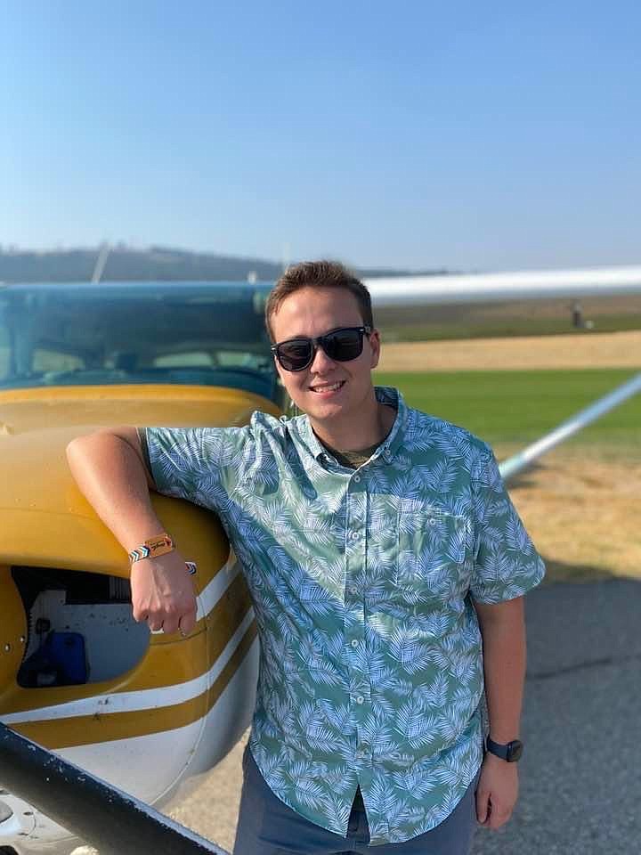 Jake Larson has wanted to fly since he was 8 years old, and has been working toward it since he turned 12. Shown here at 18, now he's on track to get a job as a commercial pilot for his 21st birthday, and the sky is limit beyond that.