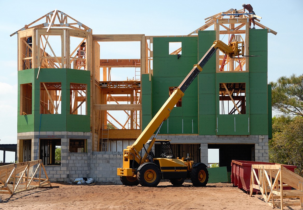 Homes are being remodeled or are under construction in the Basin.