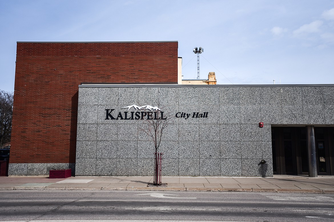 Kalispell City Hall on Thursday, March 23. (Casey Kreider/Daily Inter Lake)