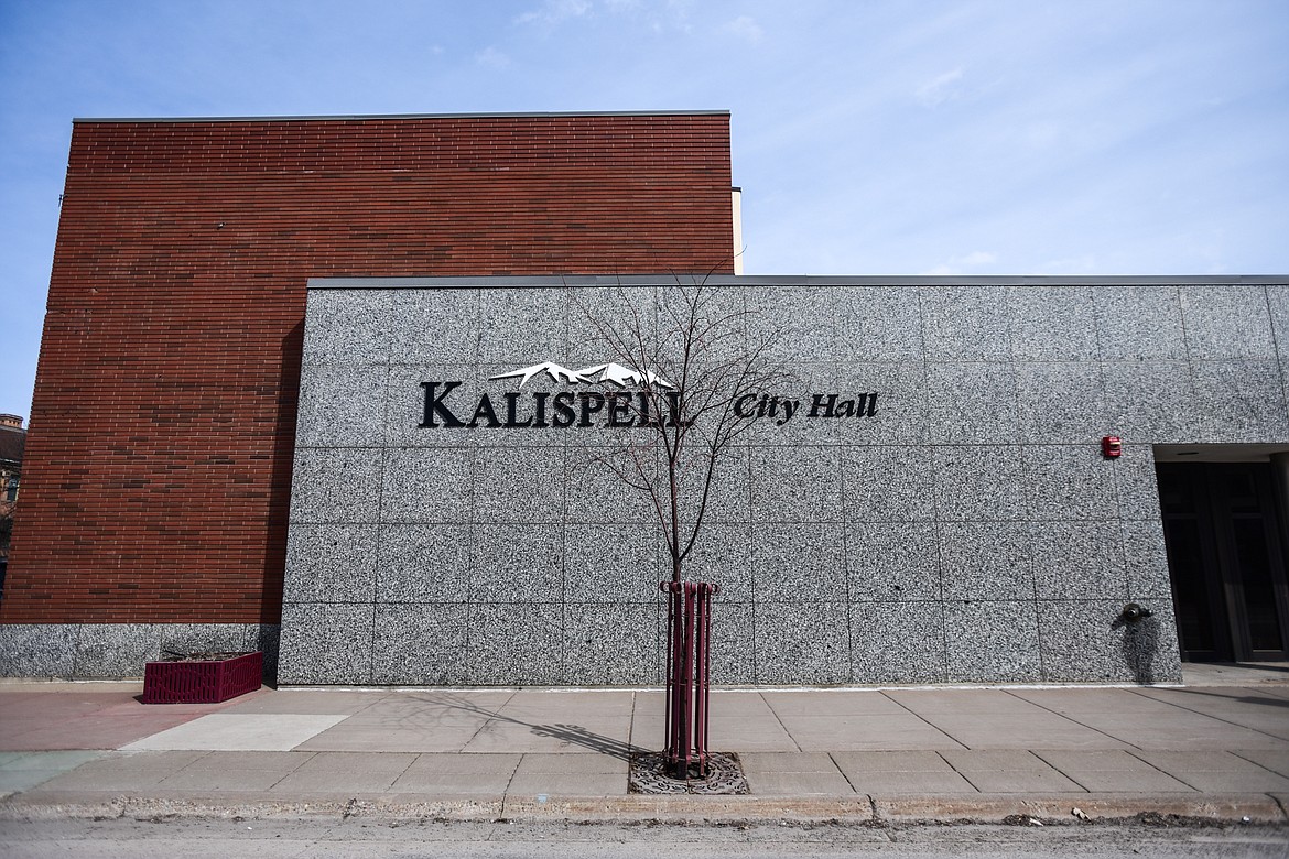 Kalispell City Hall on Thursday, March 23. (Casey Kreider/Daily Inter Lake)