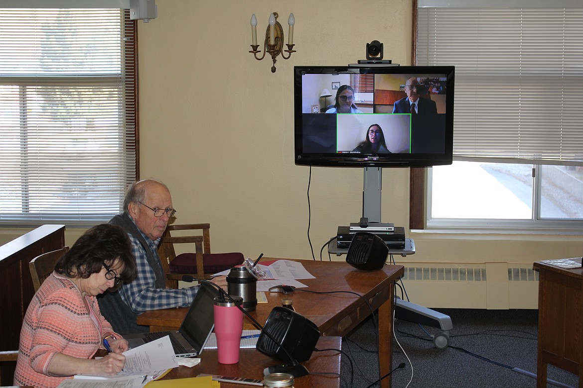 The initial Case Management Conference of the CSKT Water Compact was held March 22. Mineral County Deputy Country Attorney Wally Congdon and County Attorney Debra Jackson requested further documentation from Judge Tim Brown that they have been denied access from elected officials and government agencies. According to Congdon, the compact has had revisions that could affect landowners with water rights as well as water recreation for resident in Mineral and Sanders counties. Also attending the zoom meeting were water rights holders in Mineral County Gretchen Webb and Devon Hill. (Monte Turner/Mineral Independent)