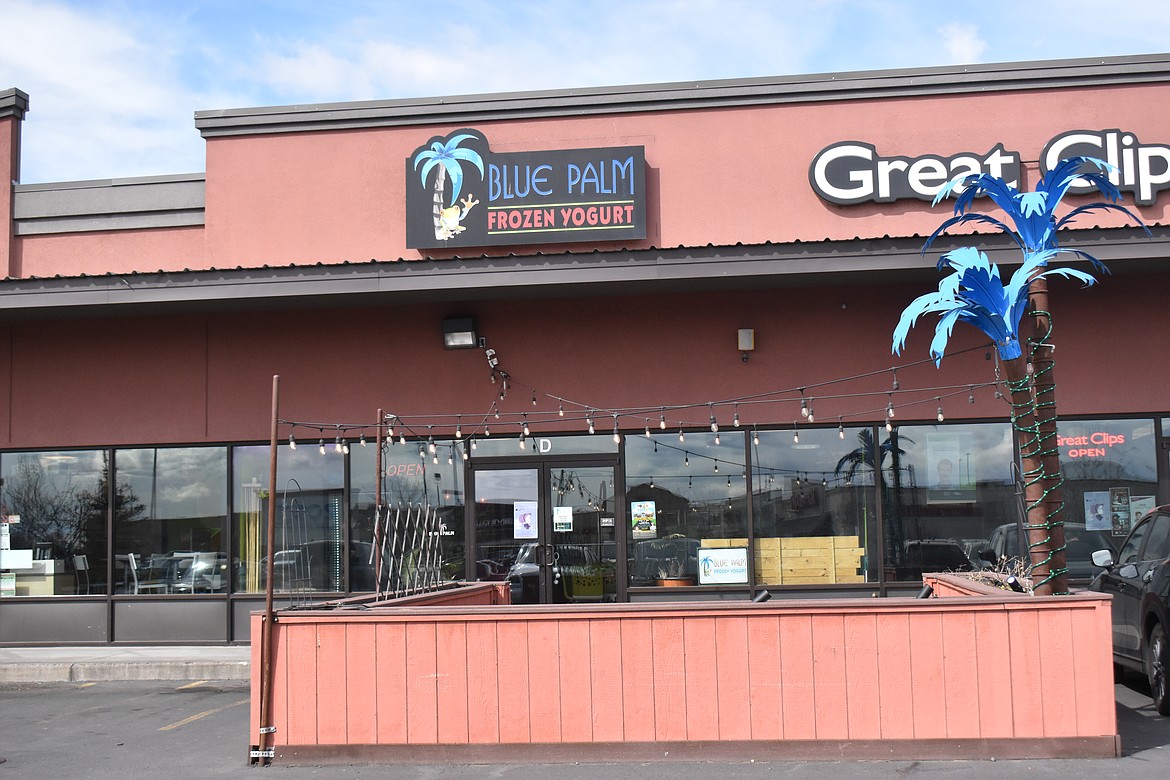Blue Palm is known for its large blue palm trees and deck outside the shop, Cody Hall said.
