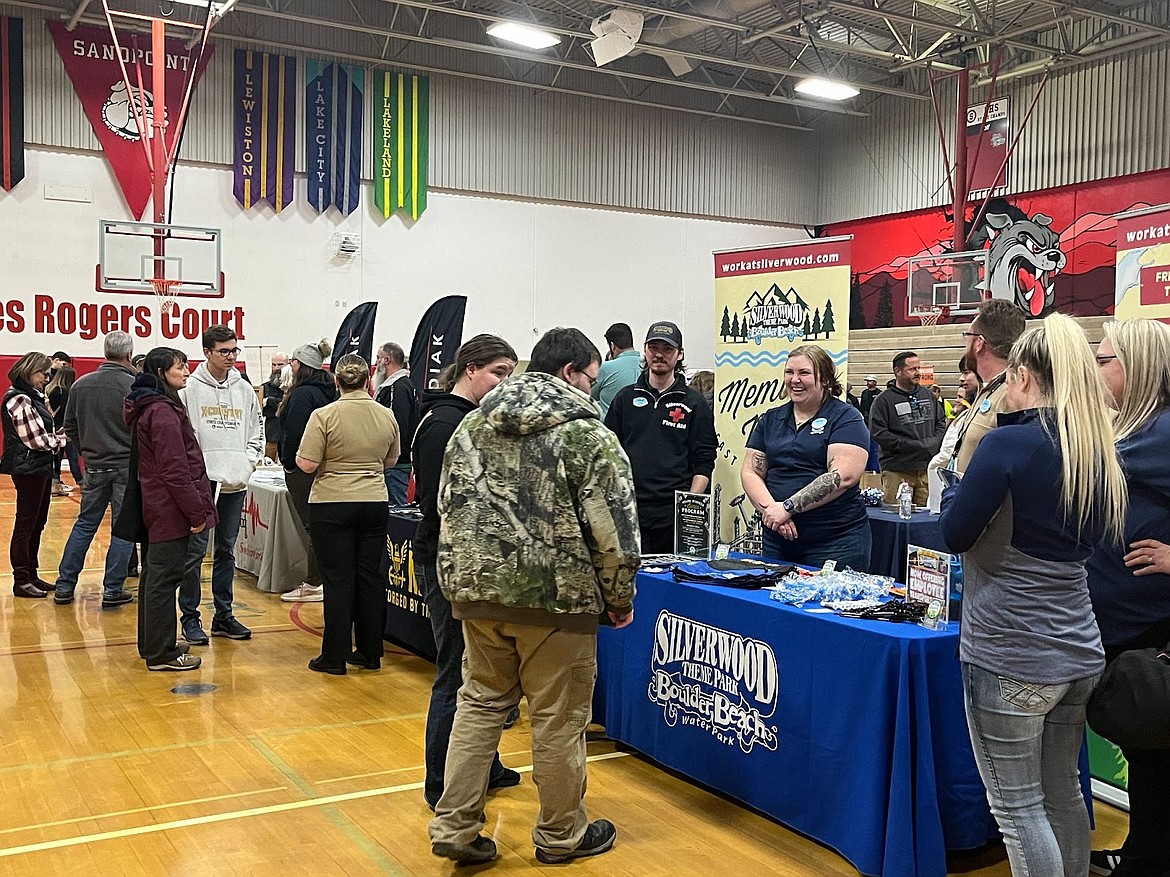 Lake Pend Oreille School District officials said 15 colleges, 25 businesses, and six military groups took part in the inaugural Next Steps Night.