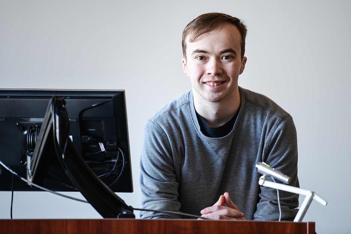 Instructor Jarret Isles at Flathead Valley Community College on Wednesday, March 29. (Casey Kreider/Daily Inter Lake)