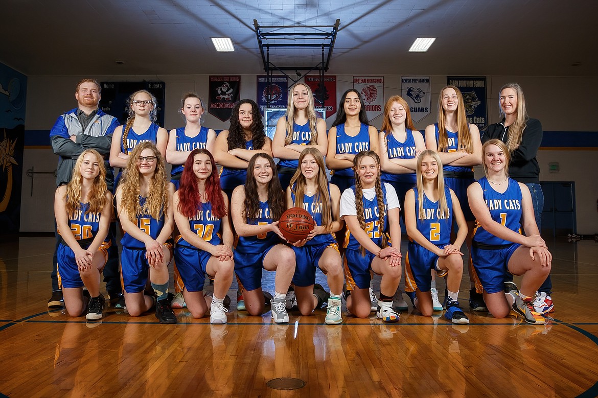 The 2022-2023 Clark Fork girls basketball team