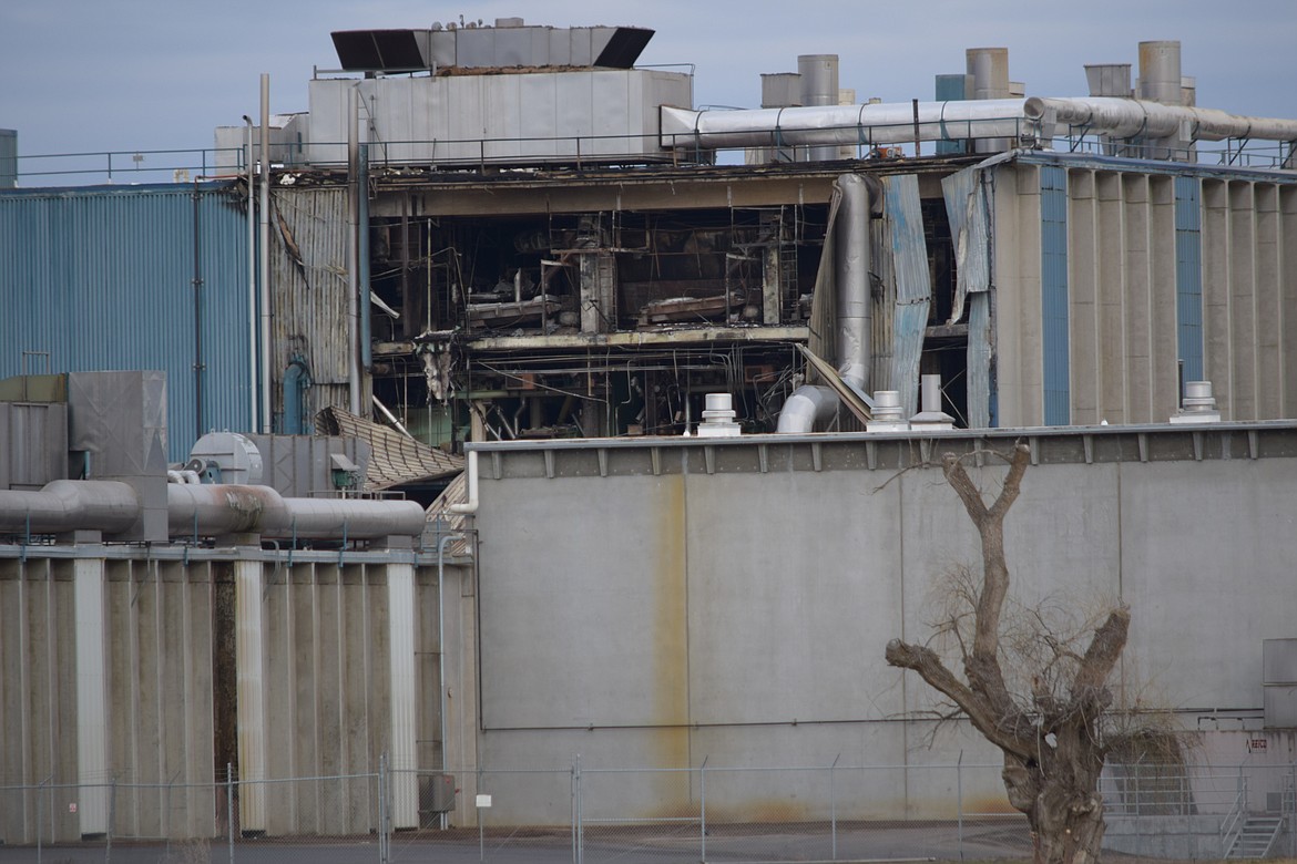 Damage to the upper floors was easily visible from the road at the Basic American Food plant just south of Moses Lake along State Route 17. Grant County Fire District 5 responded to the fire with assistance from the Moses Lake Fire Department. No serious injuries were reported and no facility staff or first responders were transported to the hospital, according to responding agencies.
