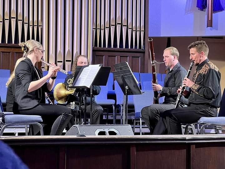 The first concert by the Music Conservatory of Coeur d'Alene's Chamber Series featured a woodwind quintet at First Presbyterian Church, Coeur d'Alene. The Second performance will be at the same location, but proceeds will go to the Pilgrim Slavic Baptist Chruch of Spokane to benefit Ukrainians. The church does mission work and takes donations for a specific Ukraine fund to provide assistance in the war effort.