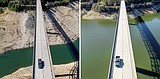 Dramatic photos show how storms filled California reservoirs
