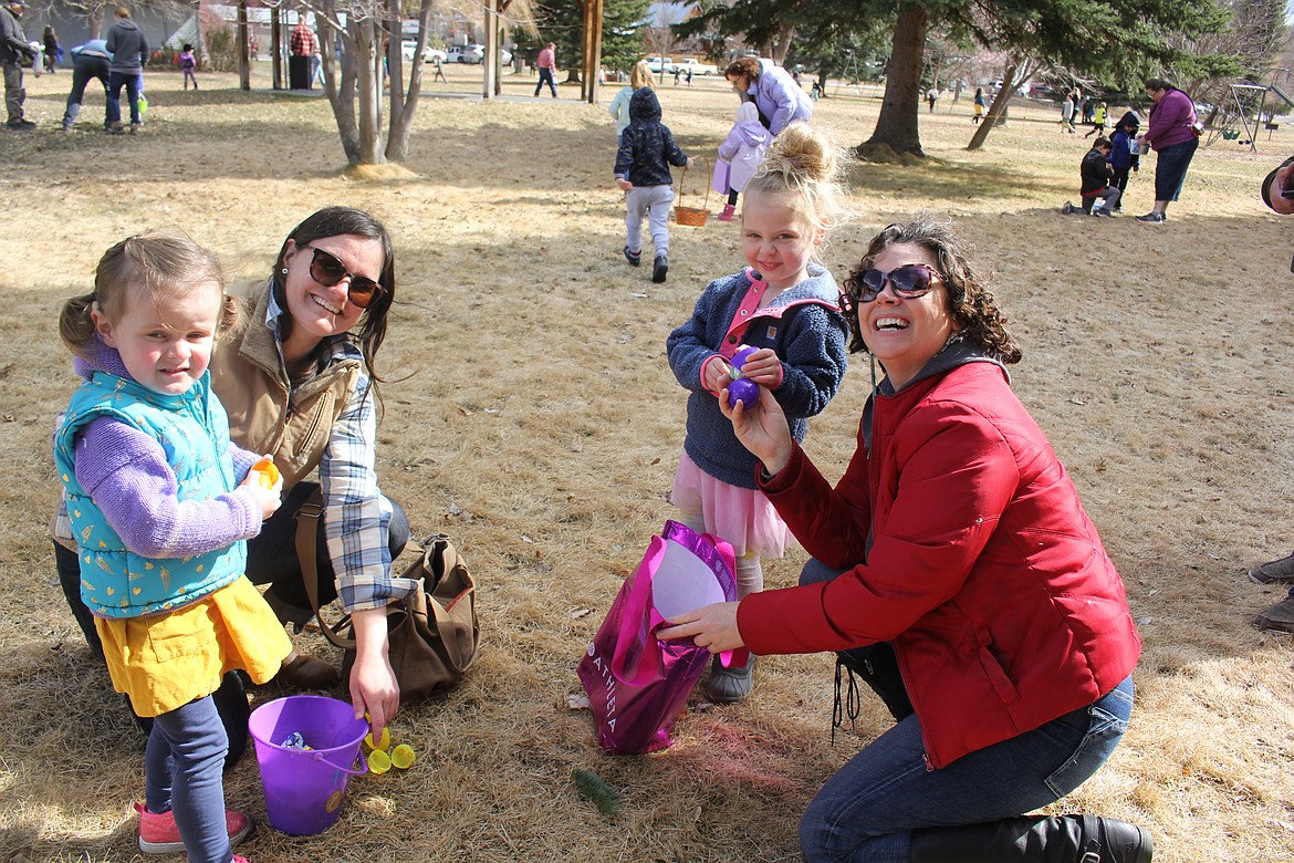 Easter egg hunters at the annual hunt sponsored by the Alberton Ridge Runners. (Monte Turner/Mineral Independent)