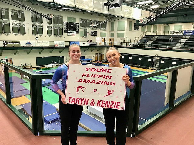 Courtesy photo
Two GEMS Athletic Center Senior Diamond athletes have qualified for regionals — McKenzie Palaniuk, left, and Taryn Olson.