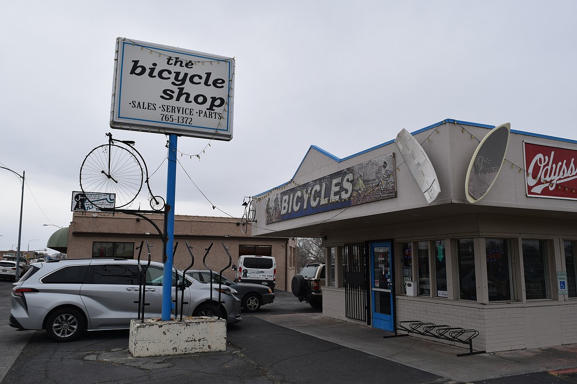 The Bicycle Shop at 516 W. Broadway Ave. in Moses Lake offers bicycles with a variety of purposes and the accessories needed for safe cycling in the area.