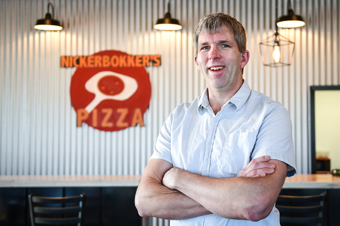 Owner Nick Erickson at Nickerbokker's Pizza, 157 Hutton Ranch Road  Suite 107 in Kalispell on Wednesday, April 12. (Casey Kreider/Daily Inter Lake)