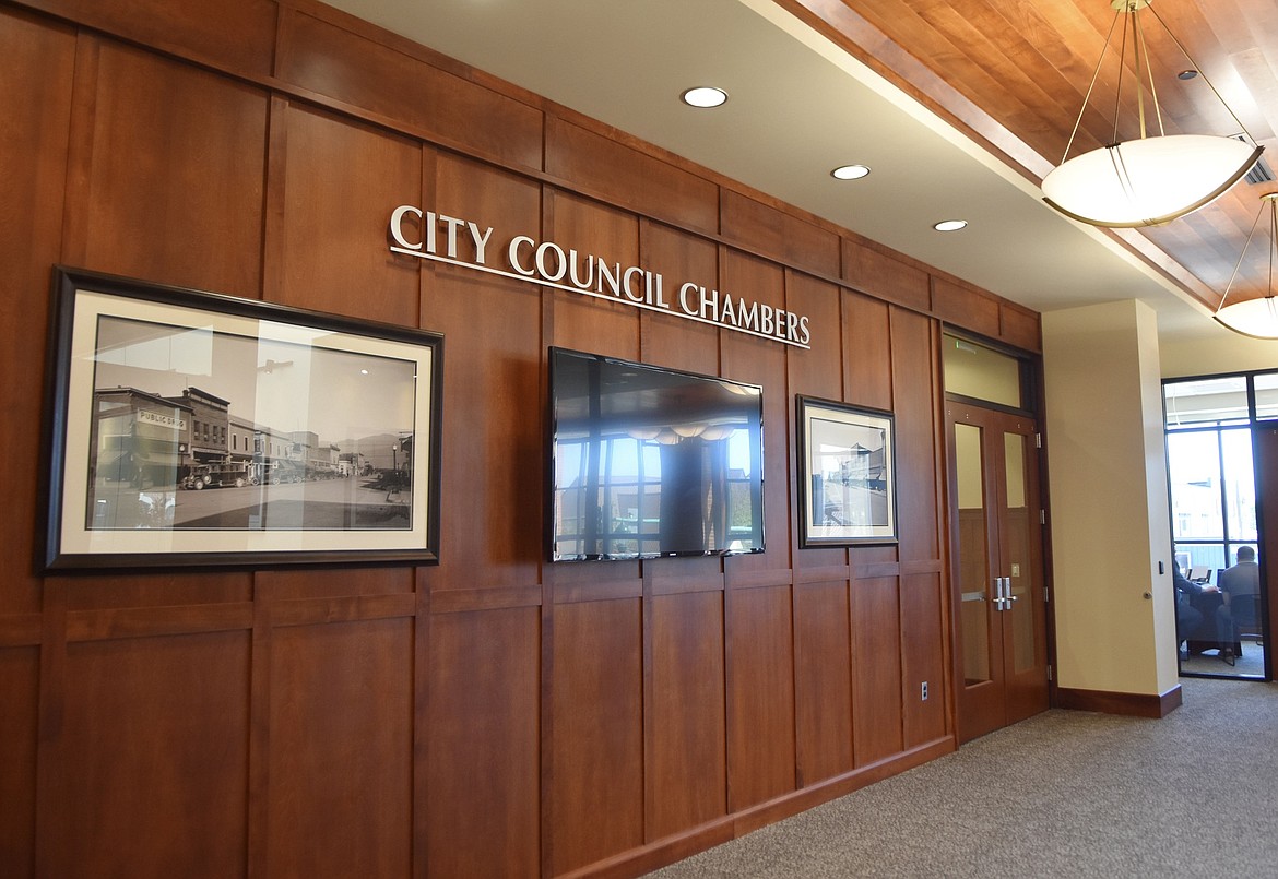 City Council Chambers inside Whitefish City Hall. (Heidi Desch/Whitefish Pilot FILE)