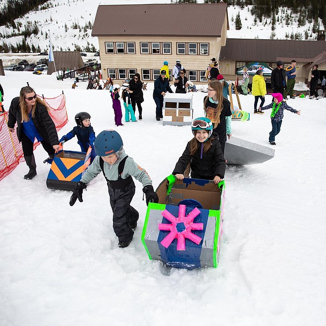 Lookout Pass Cardboard Box Derby Shoshone NewsPress