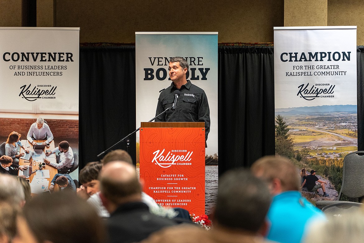 Gabe Mariman of Bias Brewing and the Kalispell Downtown Association called housing and child care shortages the biggest issues affecting the region's labor pool. (Photo courtesy Clint Ekern/Sky Vault Media)